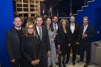 José Luis Sánchez teruel, su esposa, Noemí Castro, Juan Manuel Ruiz, Isabel Nieto y Gabriel Fernández y Juan Lázaro.