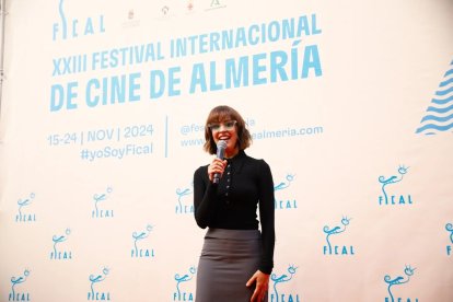 Verónica Sánchez en Almería.