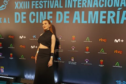 Aria Bedmar, actriz almeriense.