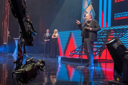 Karra Elejalde recibe el premio Almería, Tierra de Cine.