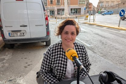 Maribel Parra, presidenta de la asociación de comerciantes de Huércal-Overa.