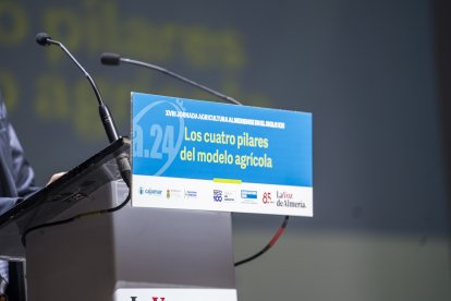 Detalle de la gala de las Jornadas de la Agricultura Almeriense en el Siglo XXI.