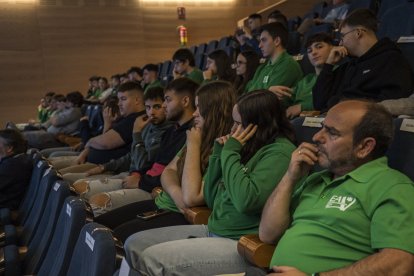 Alumnos y profesores de la Escuela Agraria de Vícar.