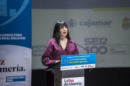 Marina Ginés, presentadora de las Jornadas.