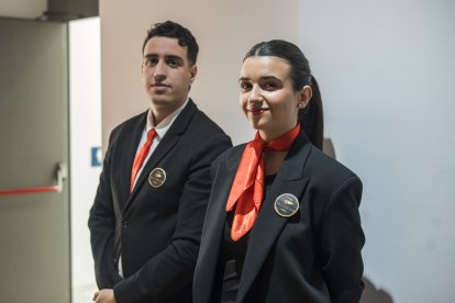 Los azafatos de Congresur.