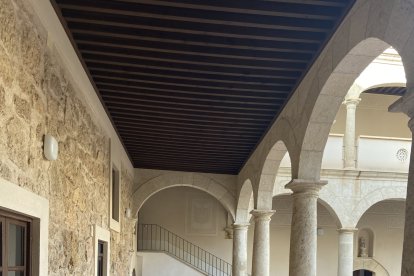Columnata del claustro privado.