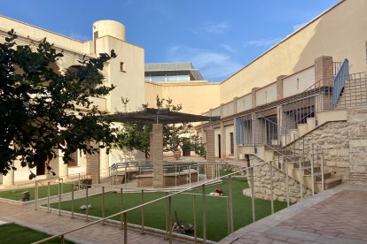 Parte del claustro de la zona privada del convento.