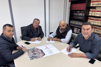 Firma del acta replanteo.