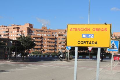 Señalización en la Carretera de los Minerales.