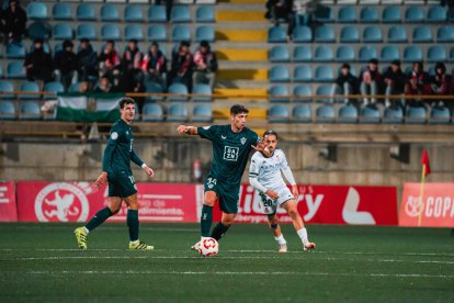 Quintanilla en el partido de la pasada edición de la Copa ante la Cultural Leonesa.