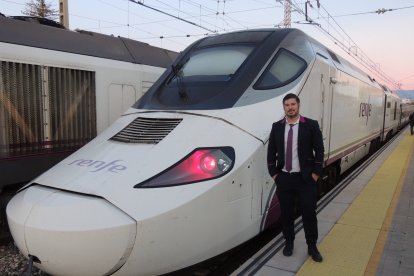 Francisco Javier Sánchez, maquinista encargado de llevar el tren hasta Córdoba.