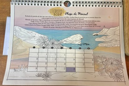 Estampa de febrero del calendario.