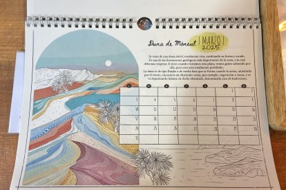 Estampa de marzo del calendario.