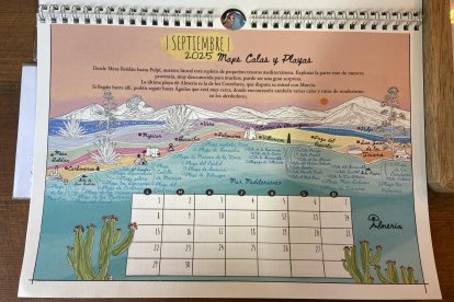 Estampa de septiembre del calendario.