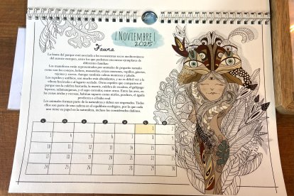 Estampa de noviembre del calendario.