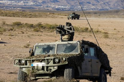 Patrulla motorizada.