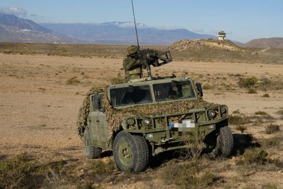 Patrulla motorizada.