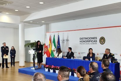 Celebración de San Esteban, patrón de la Policía Local de Almería.