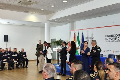 Celebración de San Esteban, patrón de la Policía Local de Almería.