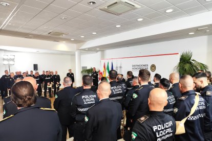 Celebración de San Esteban, patrón de la Policía Local de Almería.