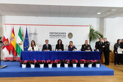 Celebración de San Esteban, patrón de la Policía Local de Almería.