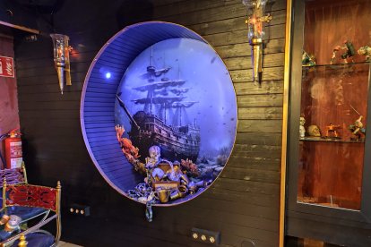 Así luce Isla Tortuga, el nuevo restaurante inspirado en los Piratas del Caribe.