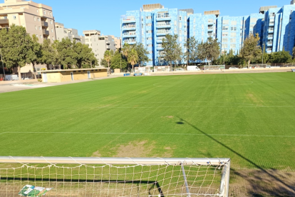 Un campo de categoría donde no se disputan partidos.