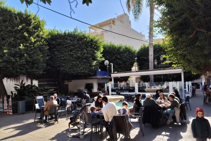 Kiosko LaMarimorena en la Plaza Virgen del Mar.