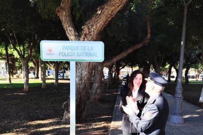Acto de inauguración del Parque de la Policía Nacional.
