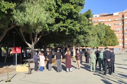 Acto de inauguración del Parque de la Policía Nacional.