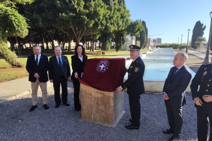 Acto de inauguración del Parque de la Policía Nacional.