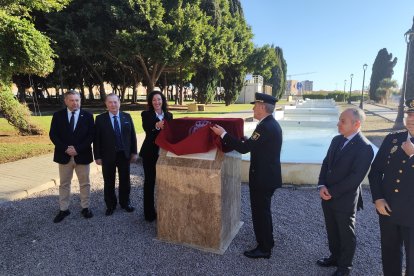 Acto de inauguración del Parque de la Policía Nacional.