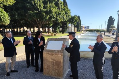 Acto de inauguración del Parque de la Policía Nacional.