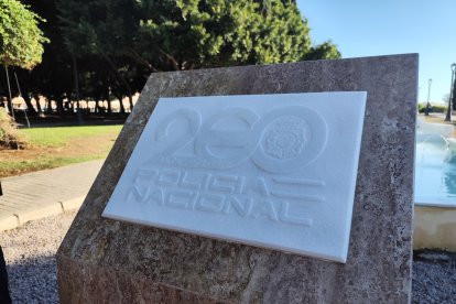 Acto de inauguración del Parque de la Policía Nacional.