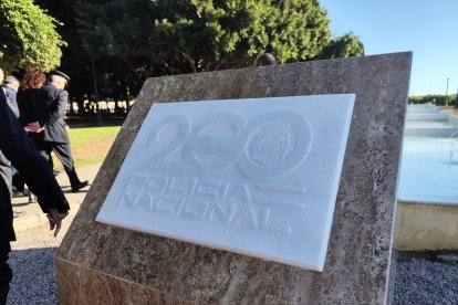 Acto de inauguración del Parque de la Policía Nacional.