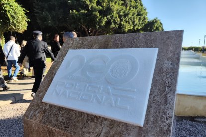 Acto de inauguración del Parque de la Policía Nacional.