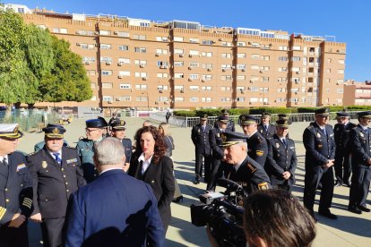 Acto de inauguración del Parque de la Policía Nacional.