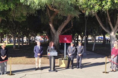 Acto de inauguración del Parque de la Policía Nacional.