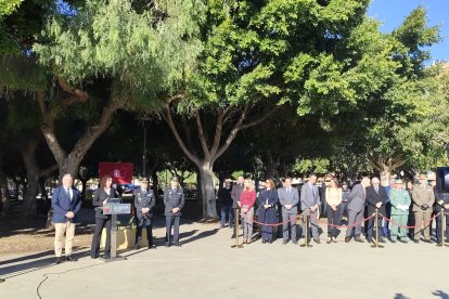 Acto de inauguración del Parque de la Policía Nacional.