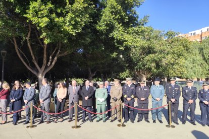 Acto de inauguración del Parque de la Policía Nacional.