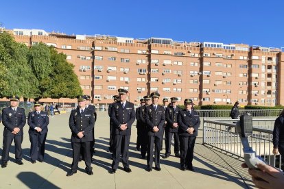 Acto de inauguración del Parque de la Policía Nacional.
