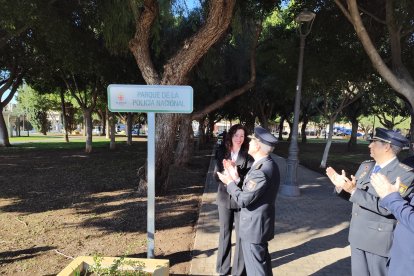 Acto de inauguración del Parque de la Policía Nacional.