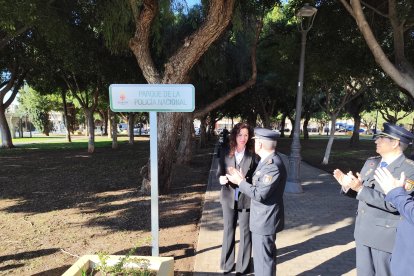 Acto de inauguración del Parque de la Policía Nacional.