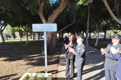 Acto de inauguración del Parque de la Policía Nacional.