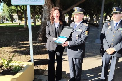 Acto de inauguración del Parque de la Policía Nacional.