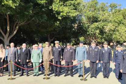 Acto de inauguración del Parque de la Policía Nacional.
