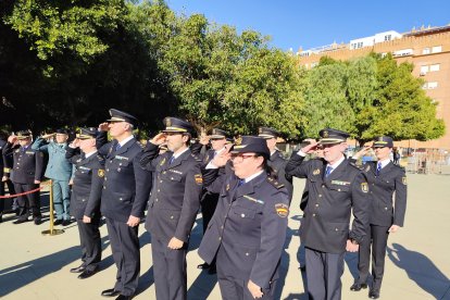 Acto de inauguración del Parque de la Policía Nacional.