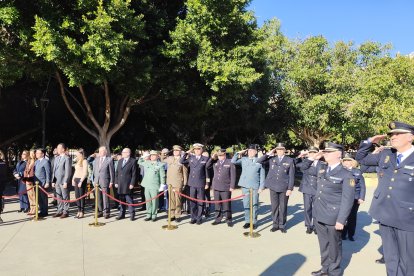 Acto de inauguración del Parque de la Policía Nacional.