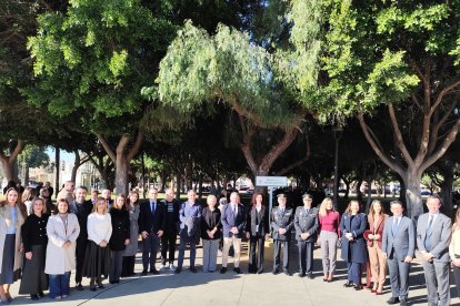 Acto de inauguración del Parque de la Policía Nacional.
