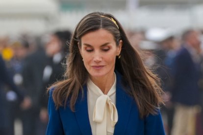 La despedida de la princesa Leonor a bordo del Juan Sebastián Elcano, en imágenes.